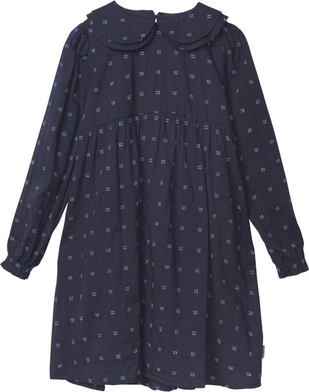 Creamie Mädchen Kleid Dot blau