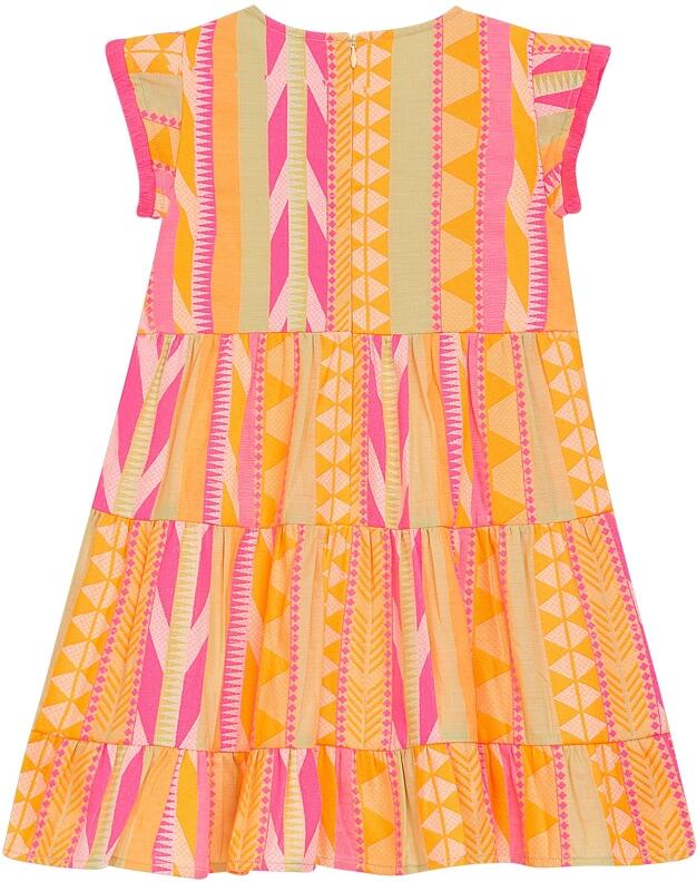 Danamade Teens Mädchen Kleid Sommerkleid Serena neon