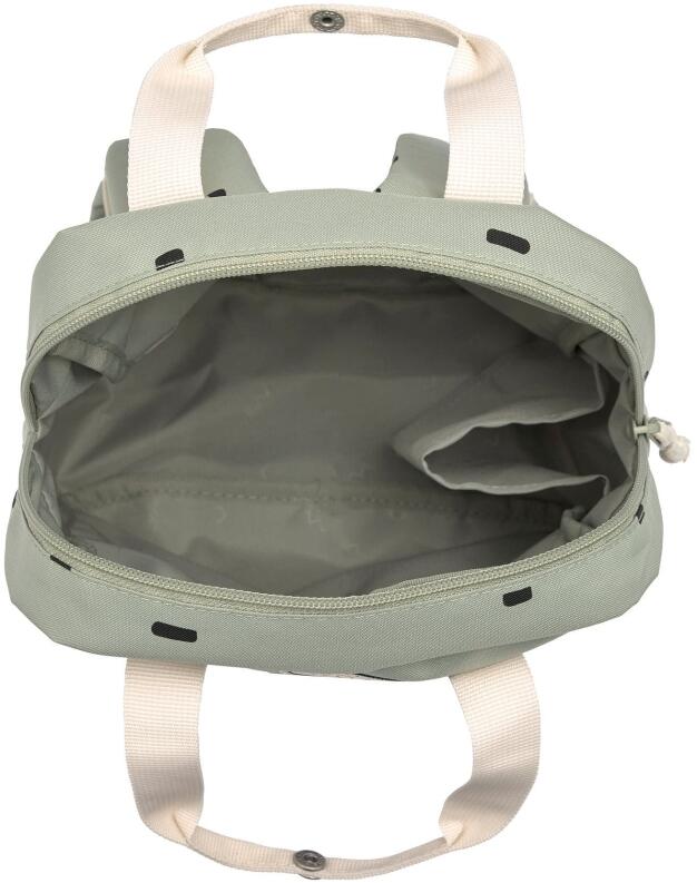 Lässig Kindergartenrucksack Square Happy Prints grün