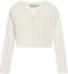 DANAMADE Mädchen Cardigan Strick-Jacke Glitzer Sia ecru