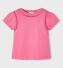 mayoral Mädchen T-Shirt Kurzarm Lochsitickerei pink