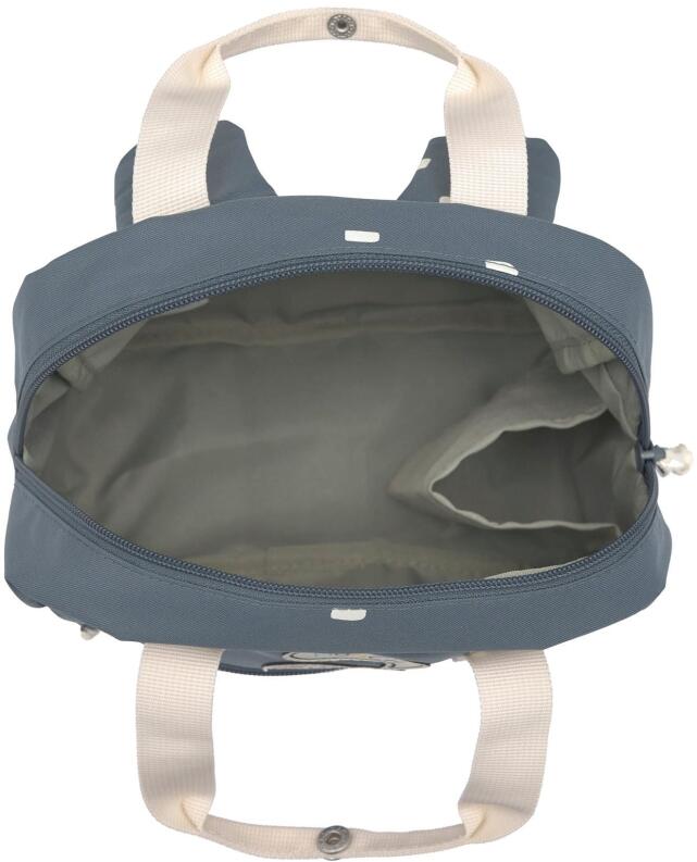 Lässig Kindergartenrucksack Square Happy Prints blau