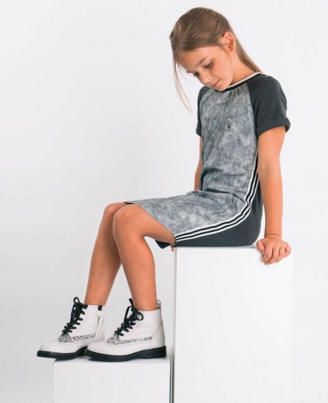 Like Flo Kinder Mädchen Sweat Kleid Vintage