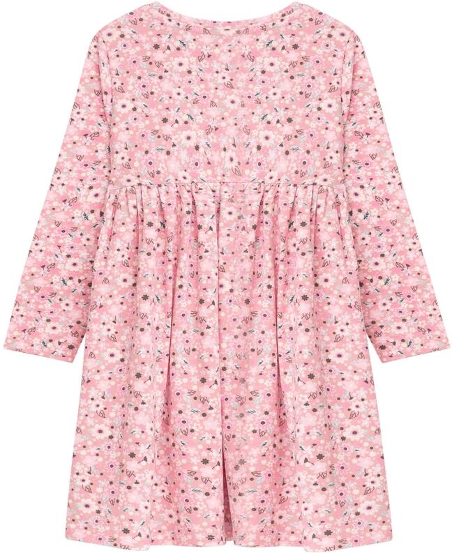 DANAMADE Mädchen Kinder Kleid Mia rosa