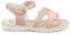 Shone Mädchen-Sandalette mit Glitzersternen rosa