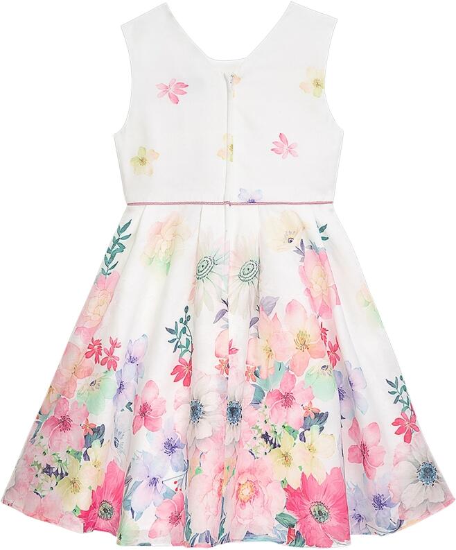 DANAMADE Blumenkind Mädchen Kleid festlich Blüten rosa