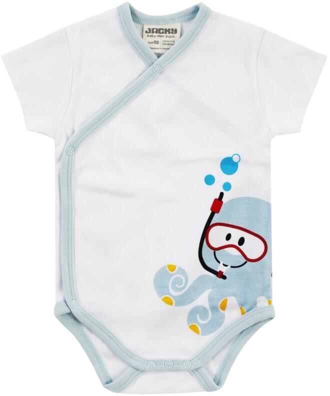 Jacky Baby Wickel-Body Organic Kurzarm Ocean Child