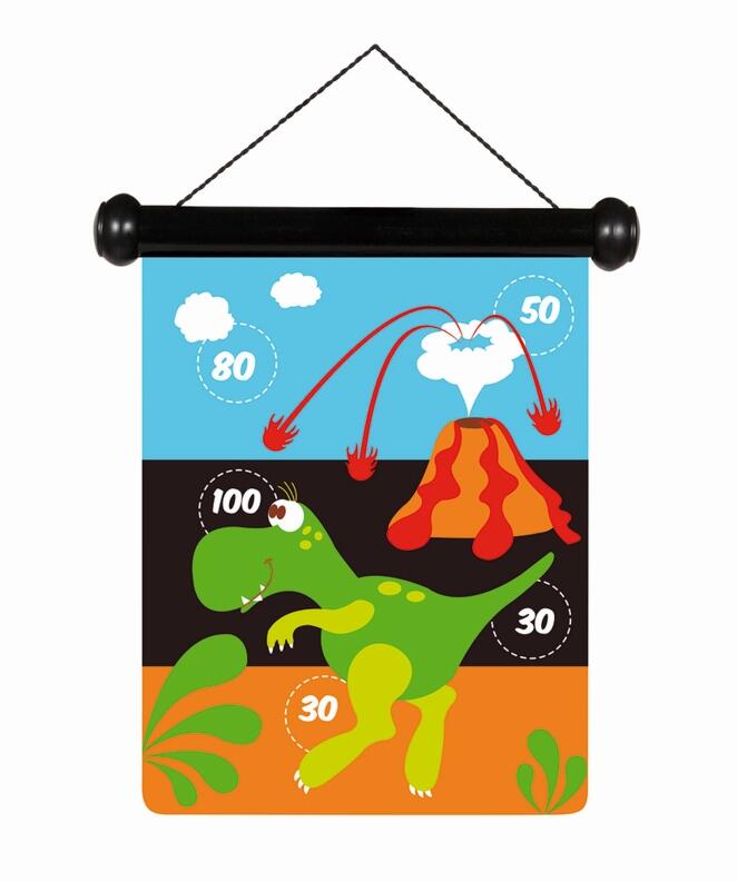 Scratch Magnet Dart Spiel Dinosaurier