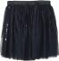 Creamie Mädchen Rock festlich Mesh mit Pailletten blau