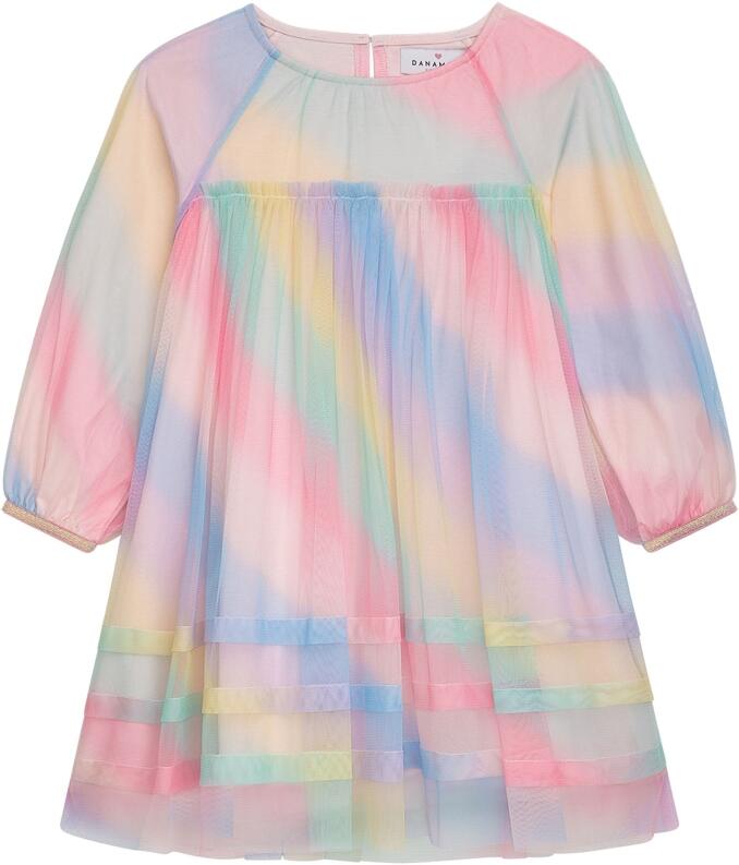 DANAMADE Mädchen Kinder Kleid Jenna pastell