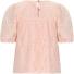 Nono festliche Mädchen Bluse Top Spitze aprikot