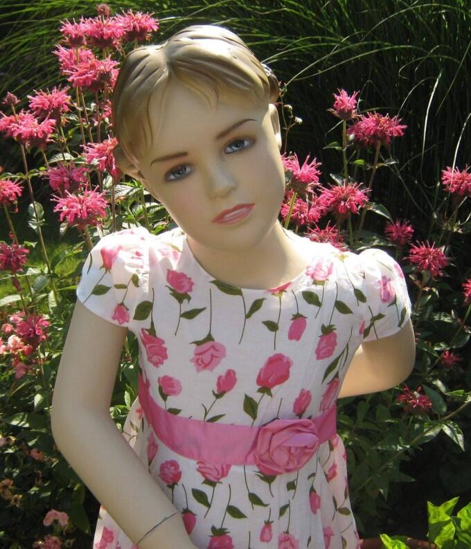 Blumenkind Mädchen Kleid festlich Roses