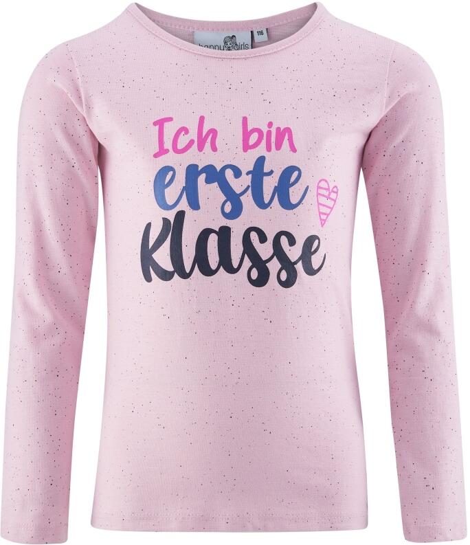 Happy Girls Mädchen T-Shirt Ich bin erste Klasse rosa