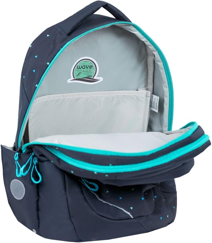 Belmil Schulrucksack Wave Prime Dots Aurora