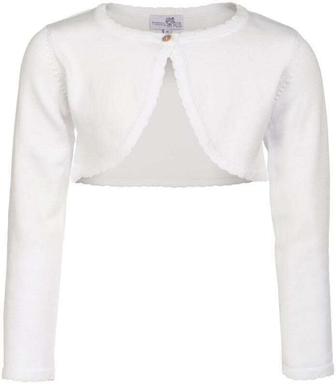 Happy Girls Kinder Strickjacke Bolero ecru