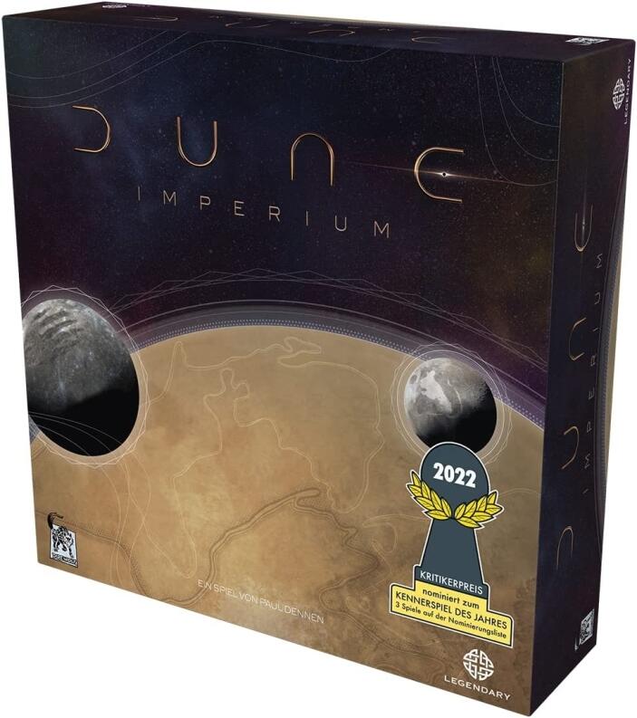 Brettspiel Dune Imperium nominiert zum Kennerspiel des Jahres 2022