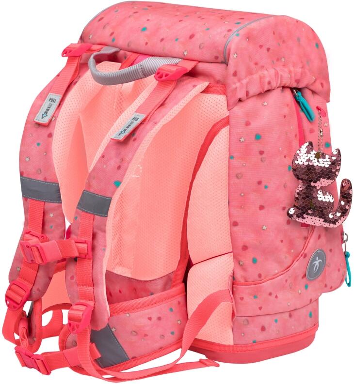 Belmil Schulranzen-Set Motion 6-tlg. Blue Bird rosa