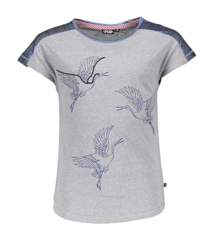 Like Flo Kinder Mädchen T-Shirt Vögel