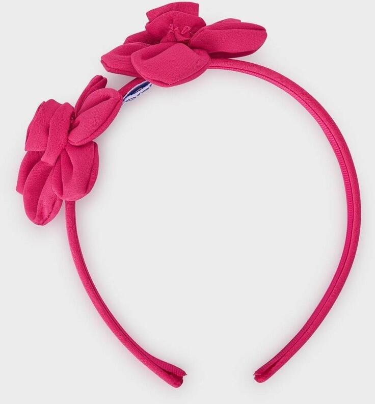 mayoral Mädchen Haarreif aus Crepe Blumen pink