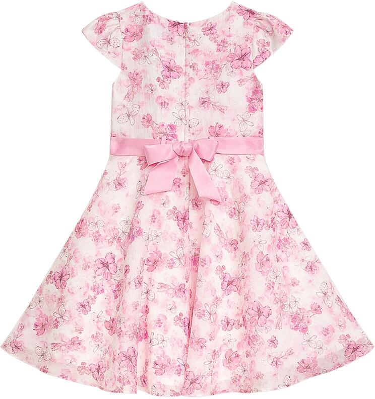 DANAMADE Blumenkind Mädchen Kleid festlich Blüten pink