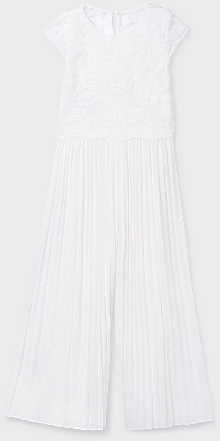 Mayoral festlicher Teens M&auml;dchen Jumpsuit Kommunion Plissee