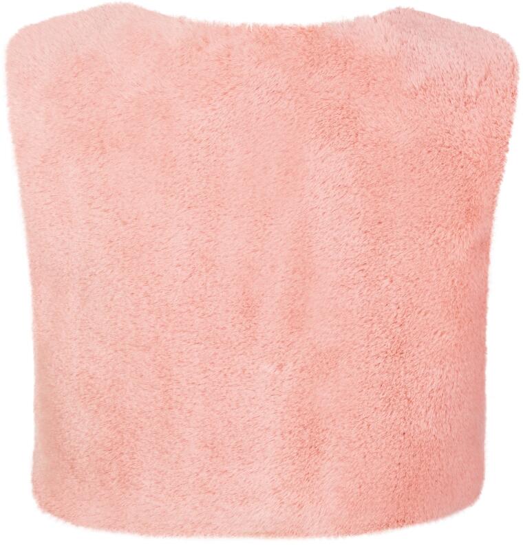 Happy Girls Kinder Weste kurz Kunstfell berry