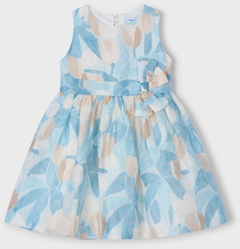 Mayoral festliches Mädchen Kinder Kleid hellblau