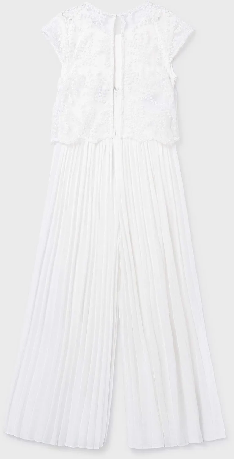 Mayoral festlicher Teens M&auml;dchen Jumpsuit Kommunion Plissee