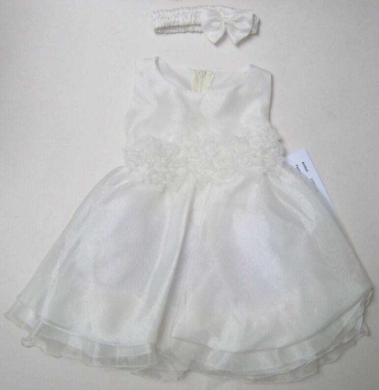 LILY KIDS festliches Babykleid Taufkleid Bella ivory