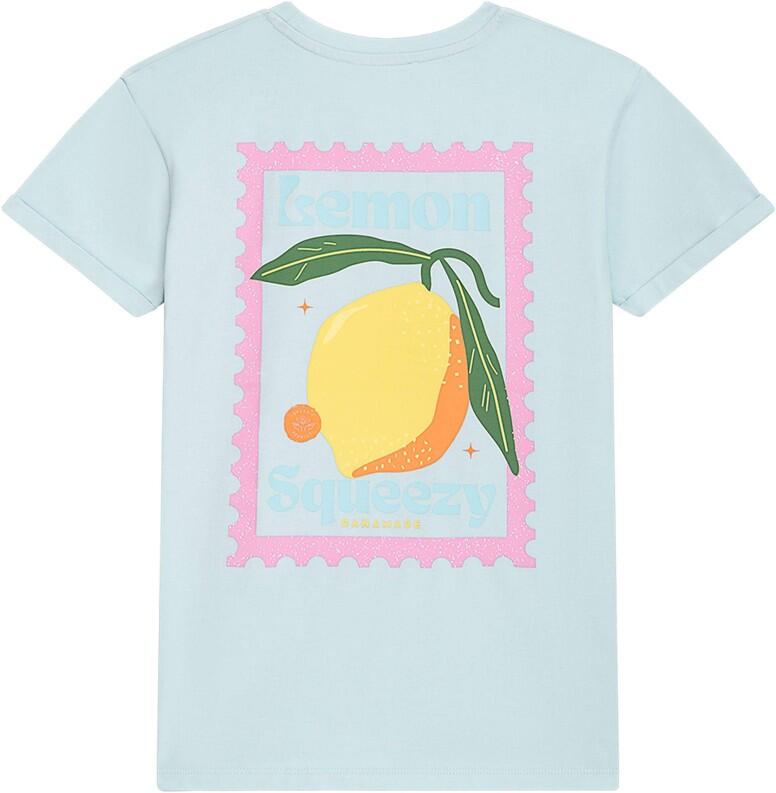 Danamade Teens Mädchen Shirt Zitrone hellblau