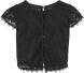 Happy Girls Teens Mädchen Bluse Shirt festlich Spitze schwarz
