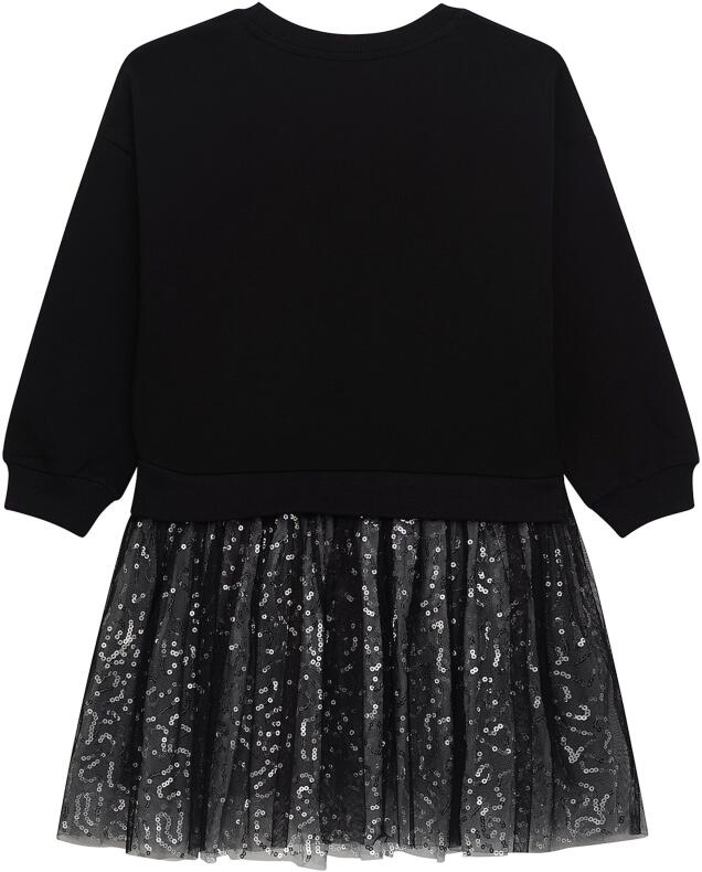 Danamade Teens Mädchen Kleid Giulia schwarz hinten