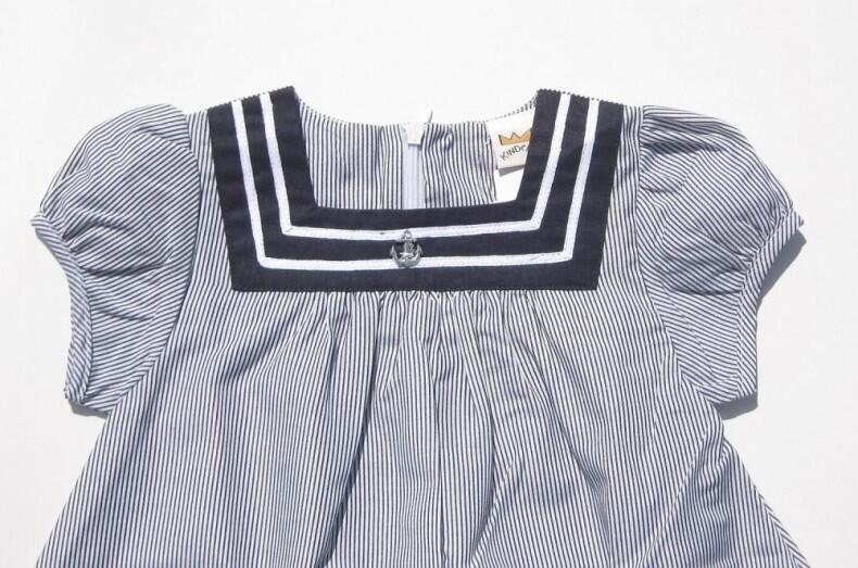 KINDERIT Babykleid Mädchen Kleid Sailor