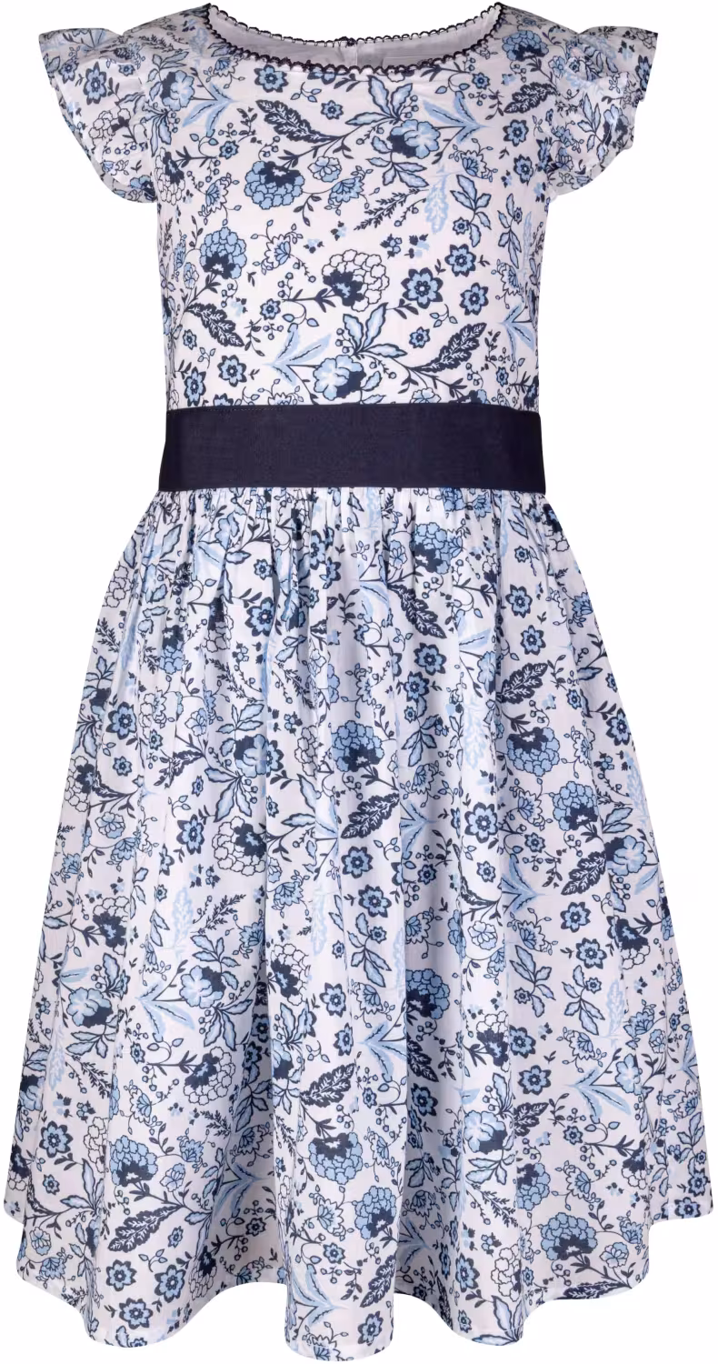 Happy Girls M&auml;dchen Kleid Sommerkleid Porzellan blau