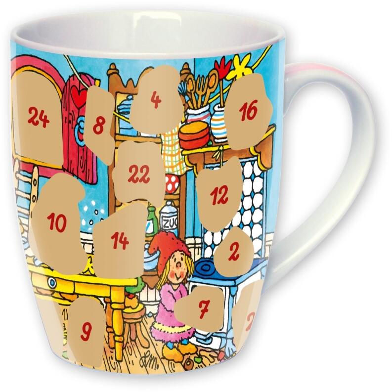 Adventskalender Tasse Süße Weihnachtszeit