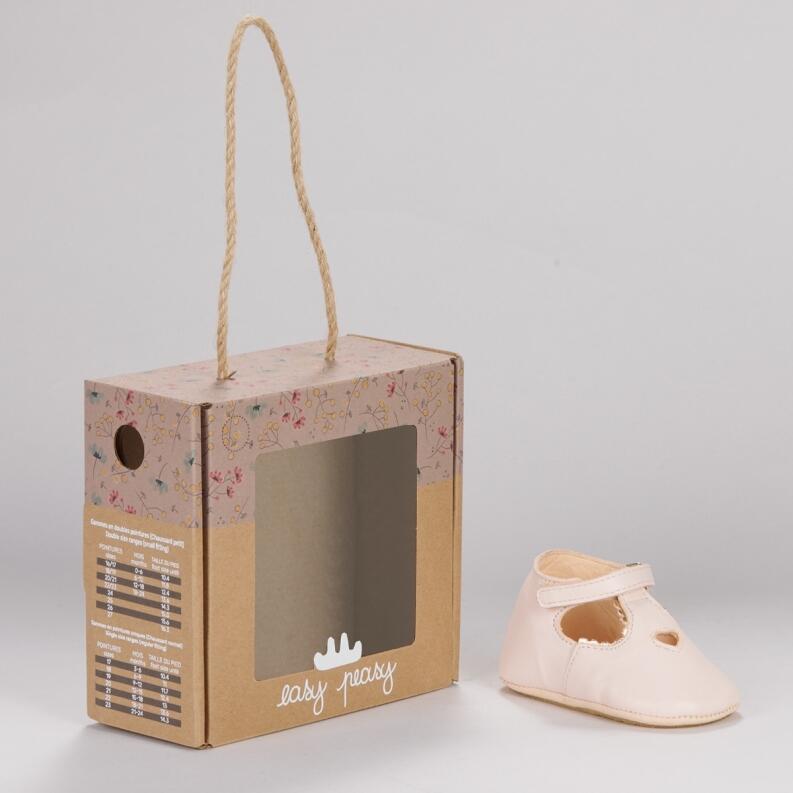 easy peasy Baby Schuhe Leder Herz rosa