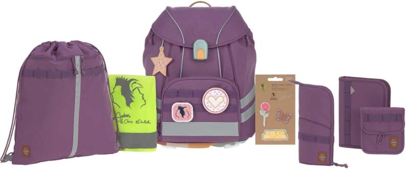 Lässig Schulranzen Set Ehrlich Brothers Purple