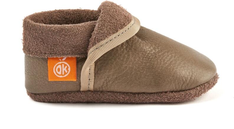 Orangenkinder Baby Schuhe aus Leder Krabbelschuhe Klassik beige
