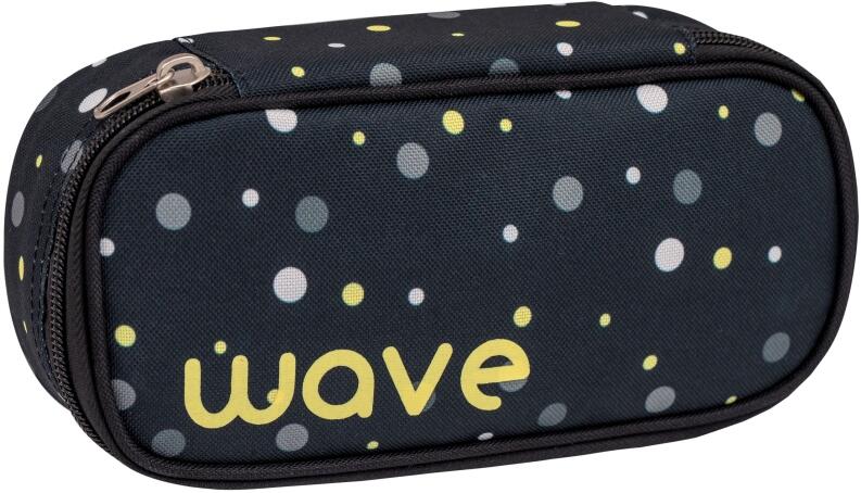 Belmil Schulrucksack Set Wave Infinity 3-tlg. Black and Yellow Dots