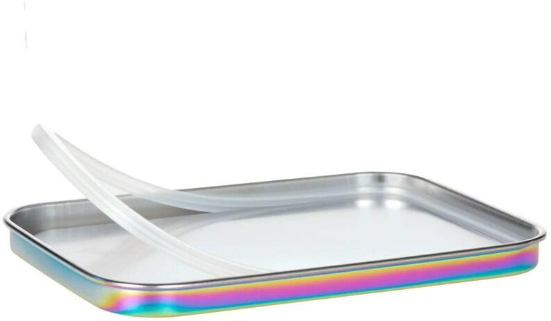 Lässig Bold Brotdose Lunchbox Edelstahl Rainbow Deckel