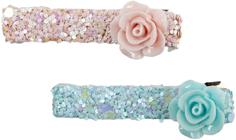 Great Pretenders Haar-Spangen Glitter Rosetten