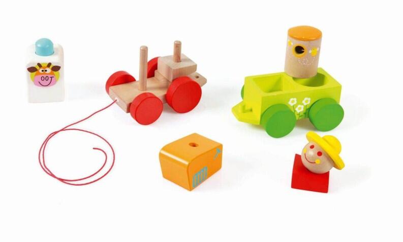 Scratch Holz Nachzieher Aktivitäts Traktor