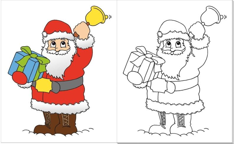 Trötsch Weihnachtsmalbuch