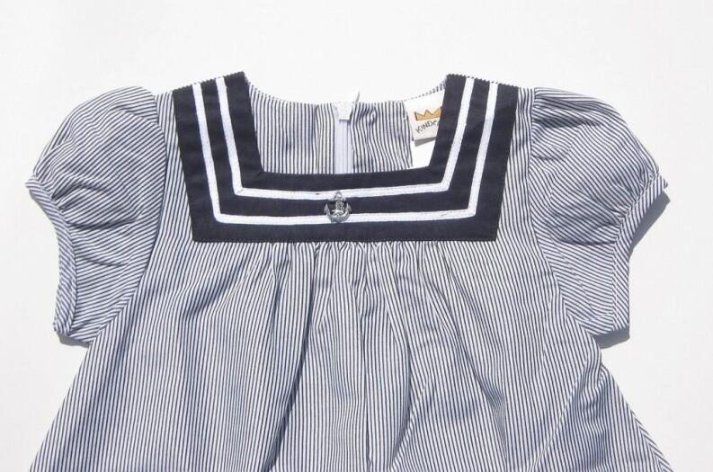 KINDERIT Babykleid Mädchenkleid Sailor