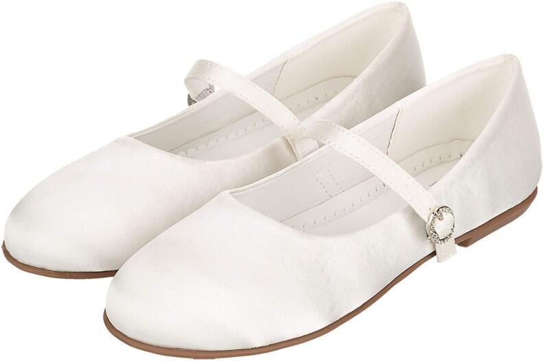 Danamade festliche Kinderschuhe Ballerinas Kommunion Yara ecru