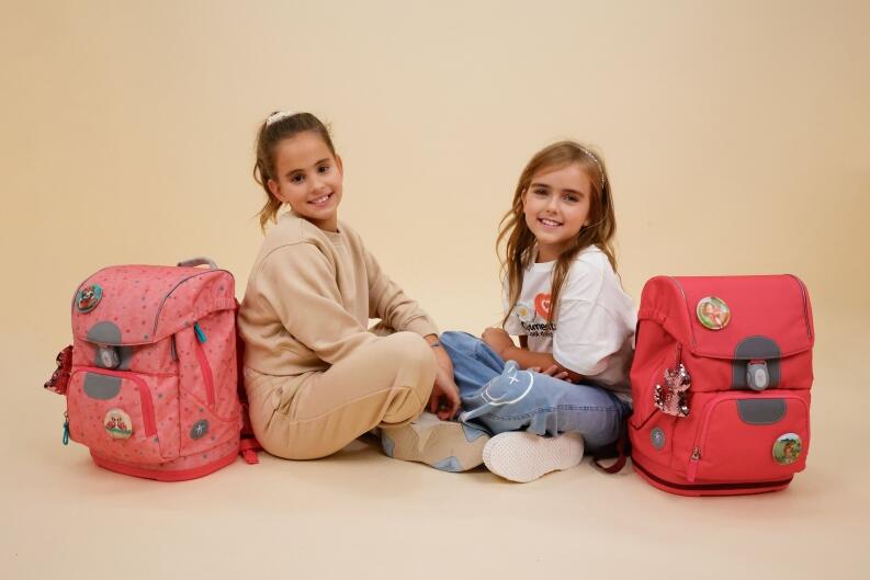 Belmil Schulranzen-Set Motion 6-tlg. Blue Bird rosa