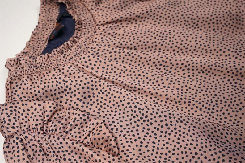 Nono Mädchen Bluse Tami gepunktet
