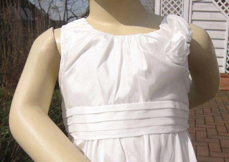 Blumenkind Mädchen Kleid festlich Ivory