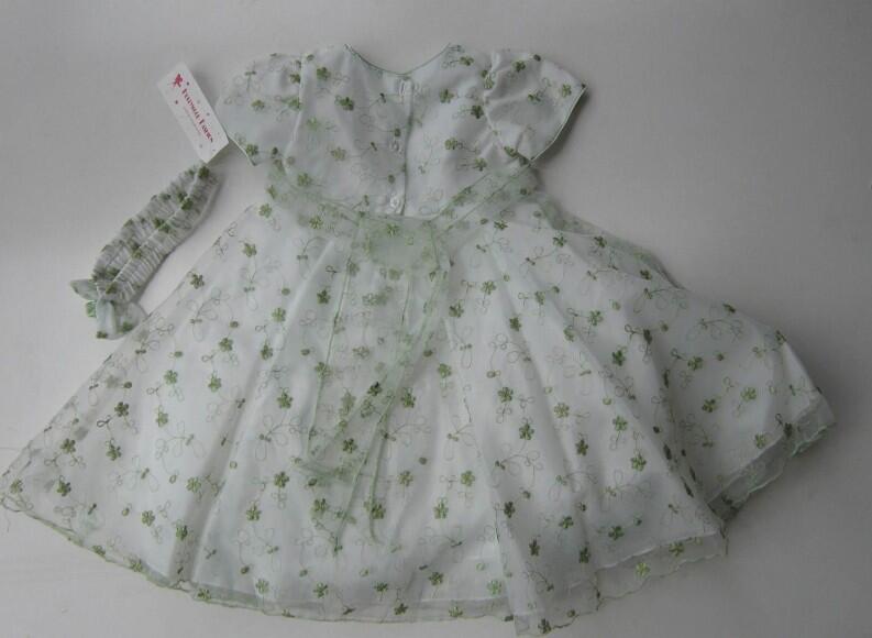 TipTop festliches Babykleid Mädchenkleid Lilly ivory-grün