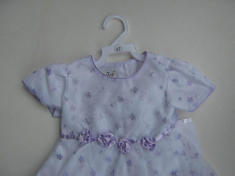 TipTop festliches Babykleid Mädchen Kleid Lilly weiß-lila
